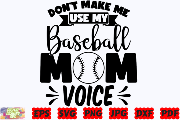 Baseball Mom Voice SVG: Crafts & Graphics Review