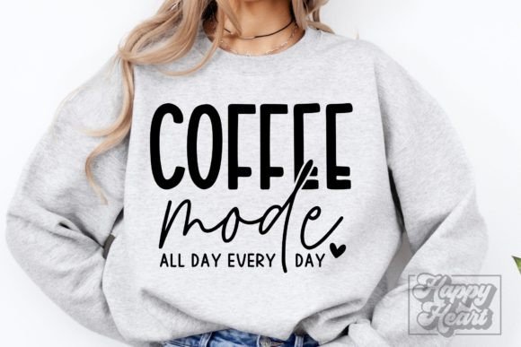 Coffee Mode SVG: Mom Life Graphics for Crafts
