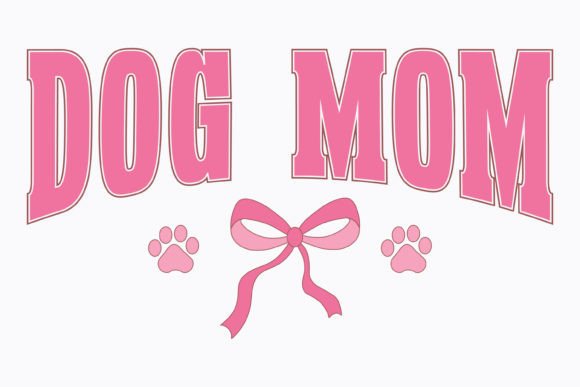 Coquette Dog Mom Mama Svg Png Pink