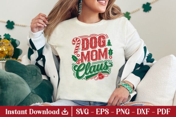 Dog Mom Claus SVG: A Designer's Review for Holiday Embroidery