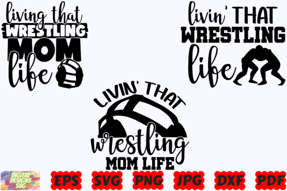 Livin That Wrestling Mom Life: Graphics for Crafts