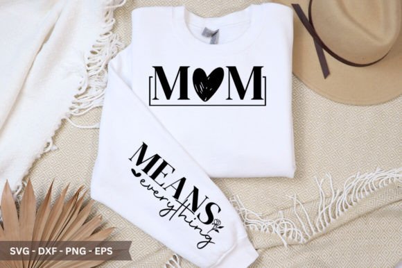 Mom Sleeve SVG: Graphics for Crafts and Content