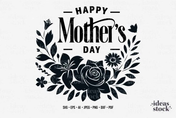 Mothers Day Flowers Wreath SVG: Crafts & Graphics Review