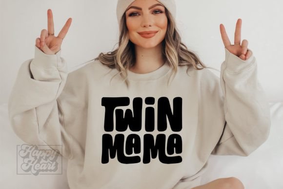 Twin Mama SVG - Mom of Twins Mothers Day